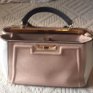 Aldo pink and white purse.